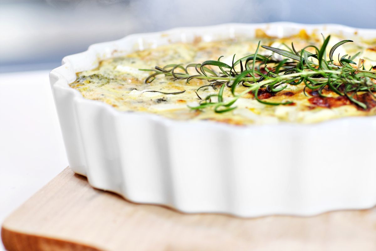 Bacon and Herb Quiche