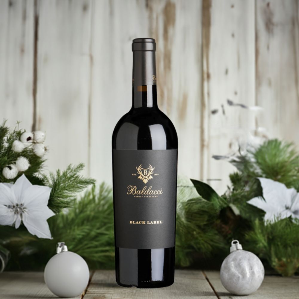 A bottle of Baldacci Family Vineyards Cabernet Sauvignon for Corporate Gifting