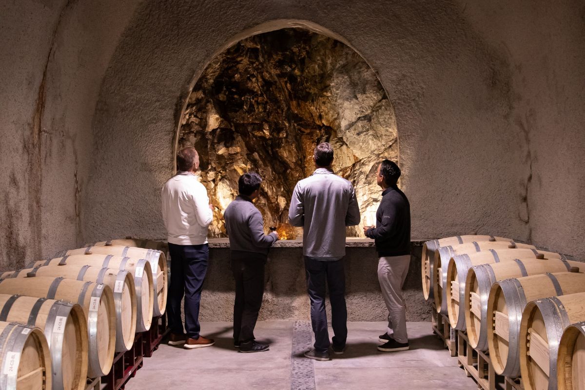 Baldacci Family Vineyards Cave Tour