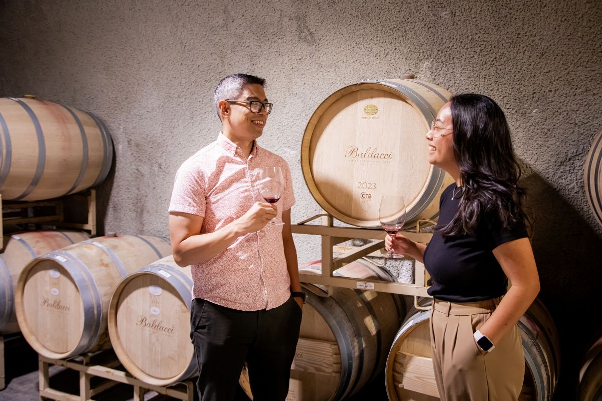 Cave Tour at Baldacci Family Vineyards, Napa Valley